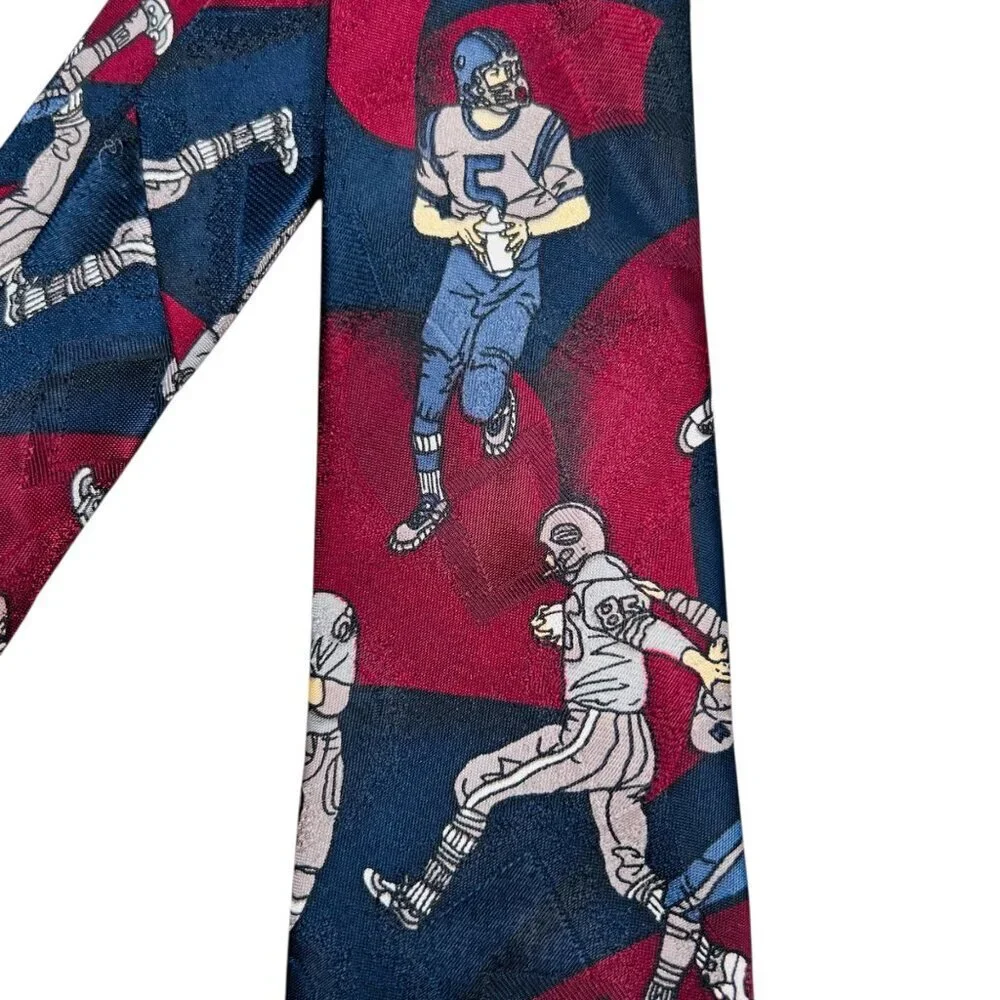 Rick Bennet Football Tie Office Sports NFL Game Day Business